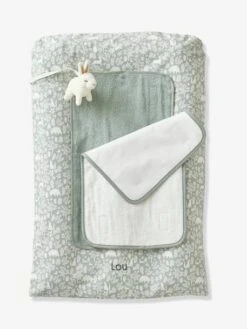 Matelas à Langer + 2 Tapis De Change DANS LES BOIS Vert Sauge - Vertbaudet