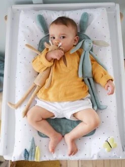 Matelas à Langer MENTHE A L'EAU Vert / Multicolore - Vertbaudet