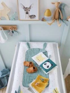 Matelas à Langer MENTHE A L'EAU Vert / Multicolore - Vertbaudet -Petite Vie Soldes matelas a langer menthe a leau 2