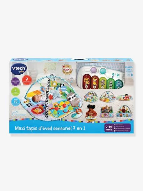 Maxi Tapis D'Eveil Sensoriel 7 En 1 - VTECH Multicolore - Toutes Les Marques 5 Maxi Tapis D'Eveil Sensoriel 7 En 1 - VTECH Multicolore - Toutes Les Marques – Image 3