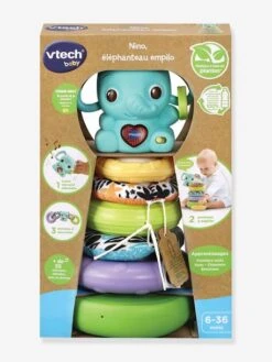 Nino Eléphanteau - Emplio 3 En 1 - VTECH Multicolore - Toutes Les Marques -Petite Vie Soldes nino elephanteau emplio 3 en 1 vtech 1