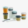 Pack 1er Repas BEABA Assortis Tons Roses (eucalyptu - Beaba -Petite Vie Soldes pack 1er repas beaba
