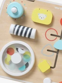 Panneau D'activités En Bois FSC® Multicolore - Vertbaudet -Petite Vie Soldes panneau dactivites en bois fsc 3