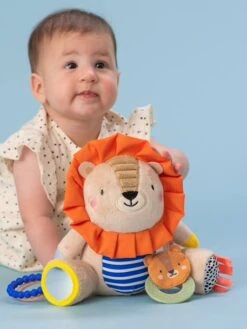 Peluche D'activités Lion - TAF TOYS Orange - Taf Toys -Petite Vie Soldes peluche dactivites lion taf toys 2