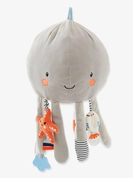 Peluche Pieuvre D'activités Géante Eau Salée Gris - Vertbaudet 4 Peluche Pieuvre D'activités Géante Eau Salée Gris - Vertbaudet – Image 2