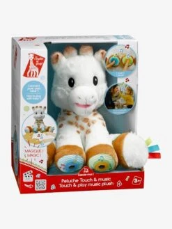Peluche Sophie La Girafe Touch And Music VULLI Blanc - Sophie La Girafe -Petite Vie Soldes peluche sophie la girafe touch and music vulli 1