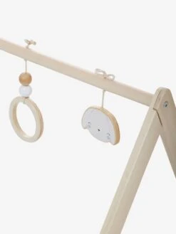 Portique D'éveil Base Triangle En Bois FSC® Beige - Vertbaudet -Petite Vie Soldes portique deveil base triangle en bois fsc 5