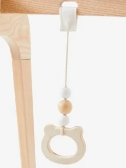 Portique D'éveil Modulable En Bois FSC® Bois Et Blanc - Vertbaudet -Petite Vie Soldes portique deveil modulable en bois fsc 3