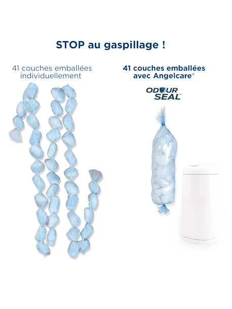 Poubelle à Couches Dress Up ANGELCARE Blanc - Angelcare 8 Poubelle à Couches Dress Up ANGELCARE Blanc - Angelcare – Image 6