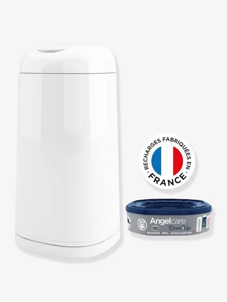 Poubelle à Couches Dress Up ANGELCARE Blanc - Angelcare 3 Poubelle à Couches Dress Up ANGELCARE Blanc - Angelcare