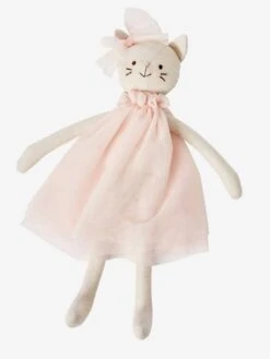 Poupée Chat Danseuse Rose - Vertbaudet -Petite Vie Soldes poupee chat danseuse 1