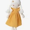 Poupée En Tissu + 2 Robes Blanc - Vertbaudet -Petite Vie Soldes poupee en tissu 2 robes