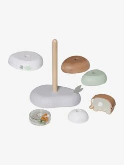 Pyramide à Empiler En Bois FSC® Rose - Vertbaudet -Petite Vie Soldes pyramide a empiler en bois fsc 3