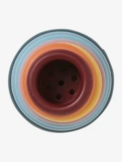 Pyramide à Empiler En Silicone Multicolor - Vertbaudet -Petite Vie Soldes pyramide a empiler en silicone 2