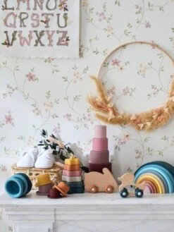 Pyramide à Empiler En Silicone Multicolor - Vertbaudet -Petite Vie Soldes pyramide a empiler en silicone 4