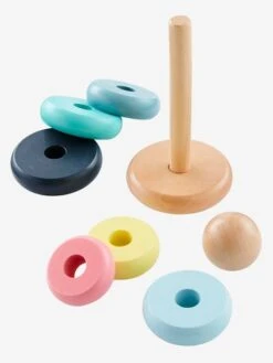 Pyramide D'éveil En Bois FSC® Multicolore - Vertbaudet -Petite Vie Soldes pyramide deveil en bois fsc 2