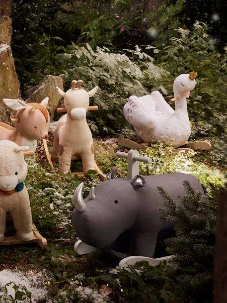 Rhinocéros à Bascule FSC® Gris - Vertbaudet 6 Rhinocéros à Bascule FSC® Gris - Vertbaudet – Image 4