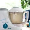 Robot BEABA Babycook Original Blanc/bleu/gris - Beaba -Petite Vie Soldes robot beaba babycook original