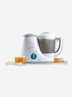 Robot BEABA Babycook Original Blanc/bleu/gris - Beaba -Petite Vie Soldes robot beaba babycook original 3