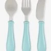Set 3 Couverts D'apprentissage Inox BEABA Airy Green - Beaba -Petite Vie Soldes set 3 couverts dapprentissage inox beaba
