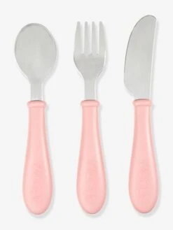 Set 3 Couverts D'apprentissage Inox BEABA Airy Green - Beaba -Petite Vie Soldes set 3 couverts dapprentissage inox beaba 5