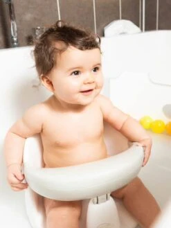 Siège Rotatif Pour Le Bain BABYDAM Orbital Blanc - Babydam -Petite Vie Soldes siege rotatif pour le bain babydam orbital 2