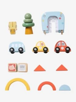 Table D'activités Circuit De Voitures En Bois FSC® Beige - Vertbaudet -Petite Vie Soldes table dactivites circuit de voitures en bois fsc 5