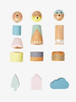 Table D'activités Petits Sioux En Bois FSC® Multicolore - Vertbaudet -Petite Vie Soldes table dactivites petits sioux en bois fsc 3