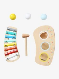 Tap Tap Xylophone 2 En 1 En Bois FSC® Multicolore - Vertbaudet -Petite Vie Soldes tap tap xylophone 2 en 1 en bois fsc 3