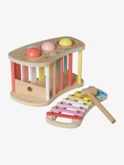 Tap Tap Xylophone 2 En 1 En Bois FSC® Multicolore - Vertbaudet -Petite Vie Soldes tap tap xylophone 2 en 1 en bois fsc 4