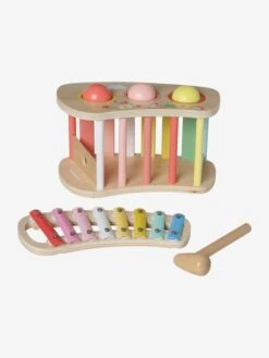 Tap Tap Xylophone 2 En 1 En Bois FSC® Multicolore - Vertbaudet -Petite Vie Soldes tap tap xylophone 2 en 1 en bois fsc 5