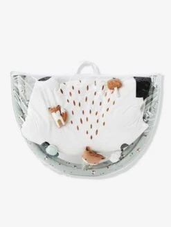 Tapis D'éveil Avec Arche Renard Vert Gris - Vertbaudet -Petite Vie Soldes tapis deveil avec arche renard 3