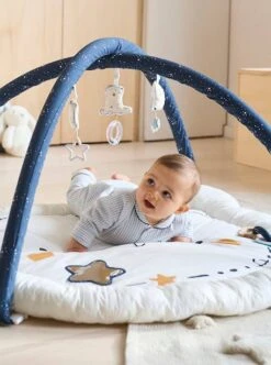 Tapis D'éveil Avec Arches CÉLESTE Beige - Vertbaudet -Petite Vie Soldes tapis deveil avec arches celeste 1