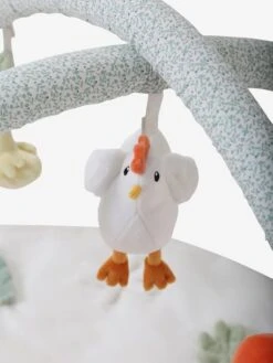 Tapis D'éveil Avec Arches En Coton Nid D'abeille LOVELY FARM Lovely Farm - Multicolore - Vertbaudet -Petite Vie Soldes tapis deveil avec arches en coton nid dabeille lovely farm 4