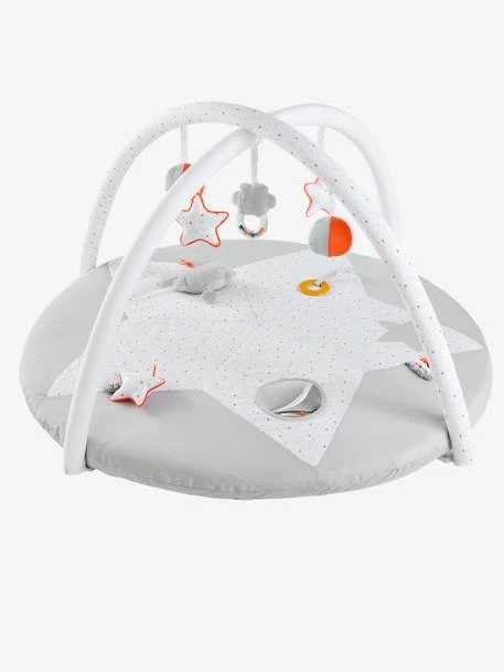 Tapis D'éveil Pluie D'étoiles Blanc Imprimé - Vertbaudet 4 Tapis D'éveil Pluie D'étoiles Blanc Imprimé - Vertbaudet – Image 2