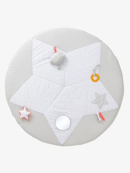 Tapis D'éveil Pluie D'étoiles Blanc Imprimé - Vertbaudet 5 Tapis D'éveil Pluie D'étoiles Blanc Imprimé - Vertbaudet – Image 3
