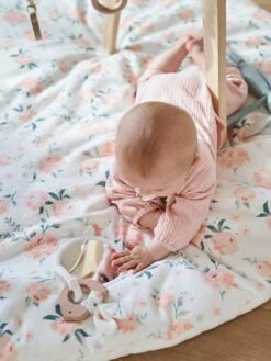 Tapis D'éveil Réversible Eau De Rose - Vertbaudet 9 Tapis D'éveil Réversible Eau De Rose - Vertbaudet -Petite Vie Soldes tapis deveil reversible 1