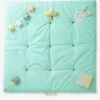 Tapis D'éveil Souple Funny Baby Vert D'eau Imprimé - Vertbaudet -Petite Vie Soldes tapis deveil souple funny baby