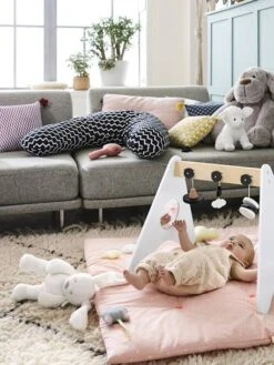 Tapis D'éveil Souple Sans Arche Sweet Fun Rose Imprimé - Vertbaudet -Petite Vie Soldes tapis deveil souple sans arche sweet fun 2