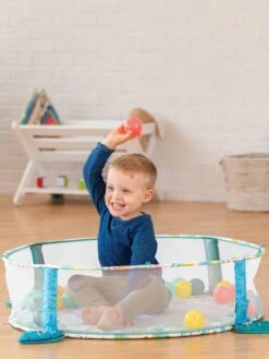 Tapis D'éveil Transformable En Aire à Balles Infantino Vert - Infantino -Petite Vie Soldes tapis deveil transformable en aire a balles infantino 3