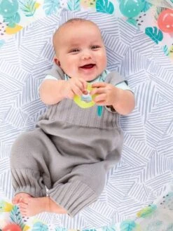 Tapis D'éveil Transformable En Aire à Balles Infantino Vert - Infantino -Petite Vie Soldes tapis deveil transformable en aire a balles infantino 4