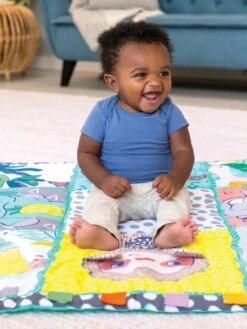 Tapis Géant Découverte Des Sens - INFANTINO Multicolore - Infantino -Petite Vie Soldes tapis geant decouverte des sens infantino 3