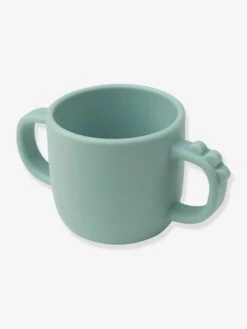 Tasse à 2 Poignées DONE BY DEER Peekaboo Crocodile En Silicone Vert - Done By Deer -Petite Vie Soldes tasse a 2 poignees done by deer peekaboo crocodile en silicone 5