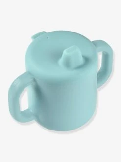 Tasse D'apprentissage BEABA En Silicone Bleu - Beaba -Petite Vie Soldes tasse dapprentissage beaba en silicone 3
