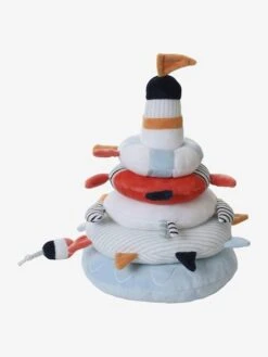 Tour à Empiler En Tissu LEON SUR LE PONTON Multicolore - Vertbaudet 10 Tour à Empiler En Tissu LEON SUR LE PONTON Multicolore - Vertbaudet -Petite Vie Soldes tour a empiler en tissu leon sur le ponton 2