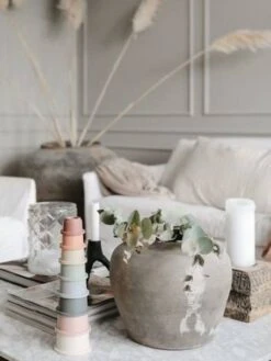 Tour à Empiler - MUSHIE Rose - Mushie -Petite Vie Soldes tour a empiler mushie 3