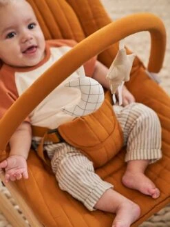 Transat Avec Arche Babydream Curry - Vertbaudet -Petite Vie Soldes transat avec arche babydream 1