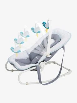 Transat BABYMOOV Graphik Avec Arche De Jeux Gris/pêche - Babymoov -Petite Vie Soldes transat babymoov graphik avec arche de jeux 4