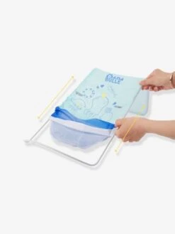 Transat De Bain Ergo Ludique BADABULLE Bleu Blanc - Badabulle -Petite Vie Soldes transat de bain ergo ludique badabulle 3