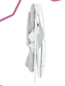 Transat En Hauteur BADABULLE Compact’Up Gris Clair (candy) - Badabulle -Petite Vie Soldes transat en hauteur badabulle compactup 3